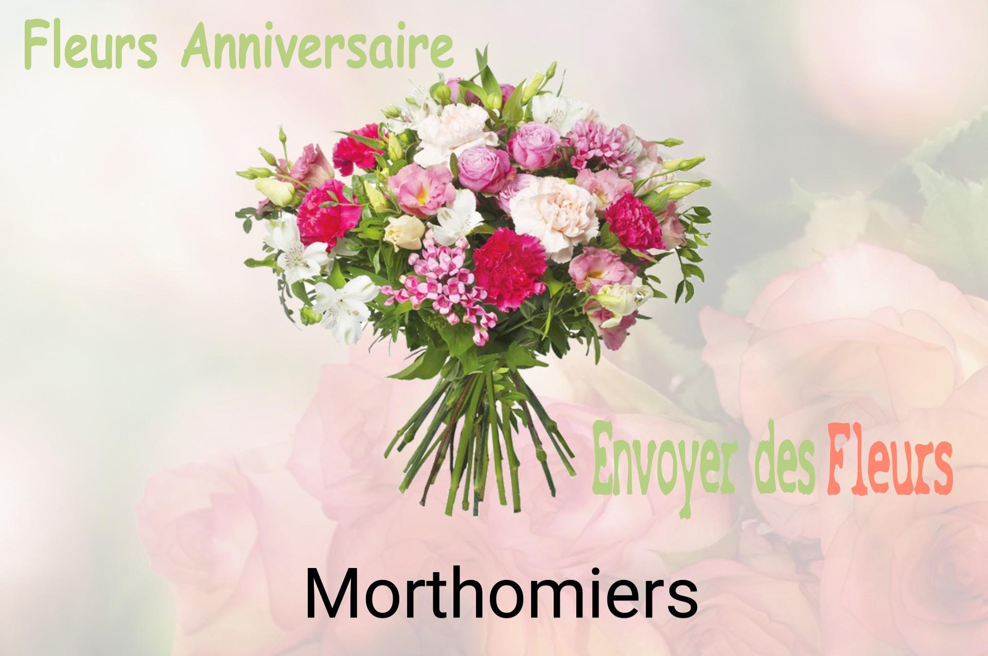 Bouquet de fleurs d’anniversaire livré à Morthomiers