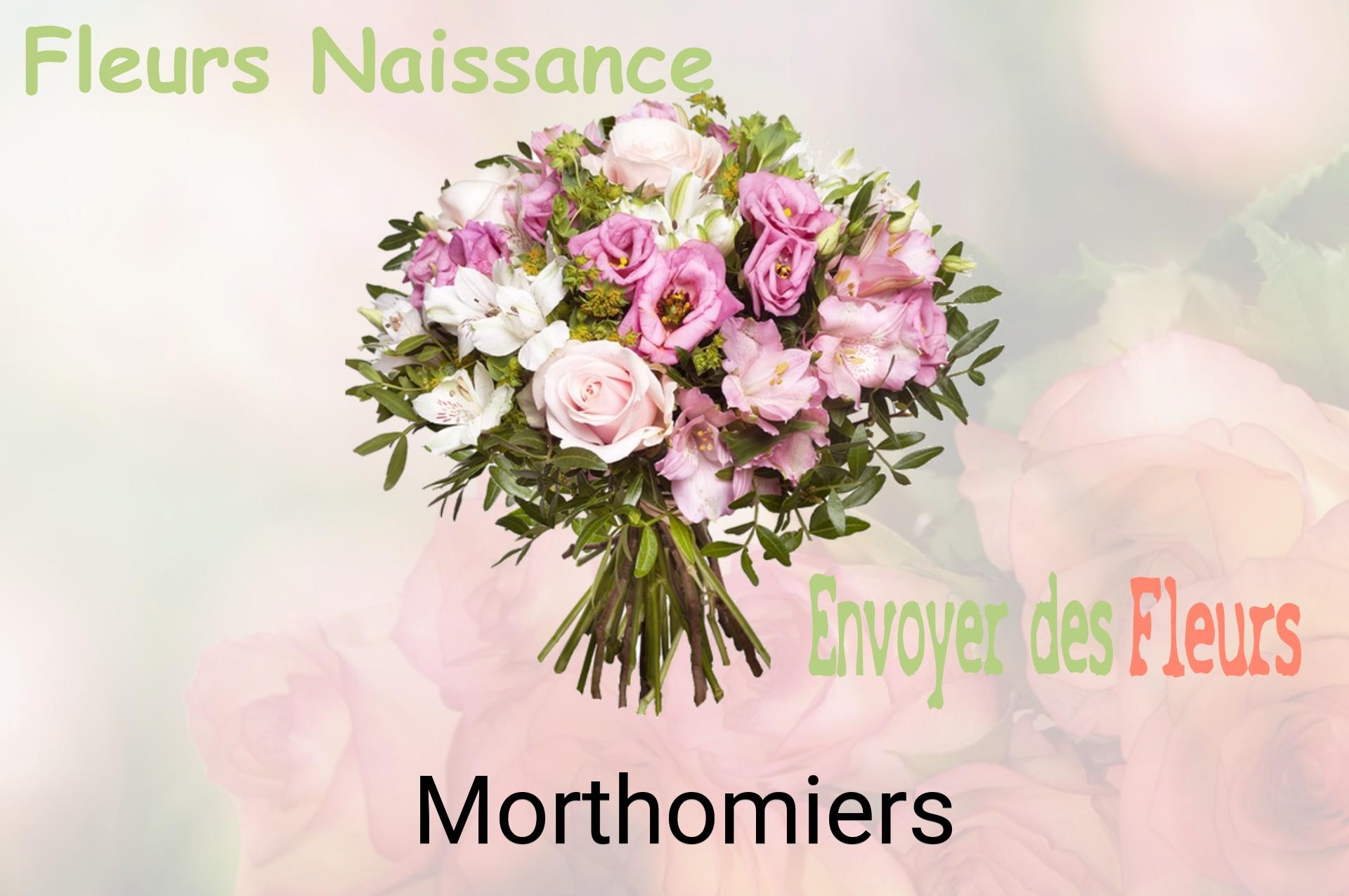 Bouquet de fleurs de naissance livré à Morthomiers